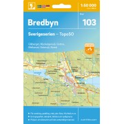 103 Bredbyn Sverigeserien 1:50 000